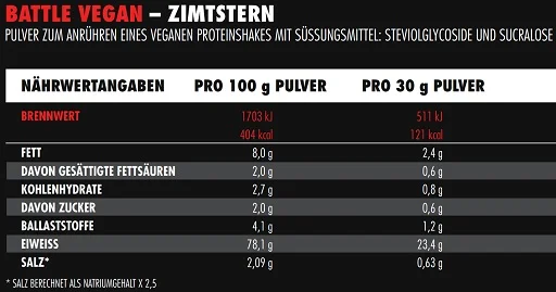 Big Zone Battle Vegan 1000g