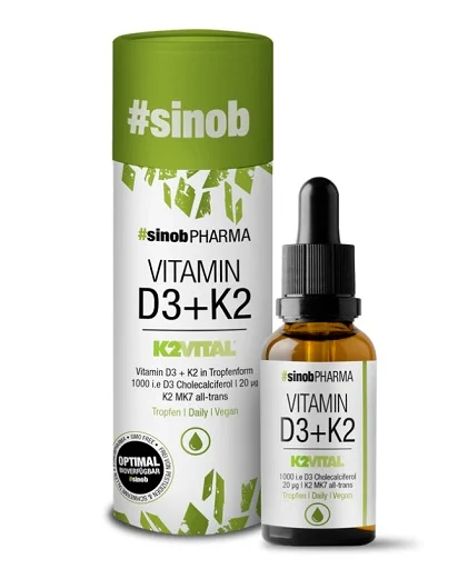 Sinob Vitamin D3 + K2 Tropfen 10ml